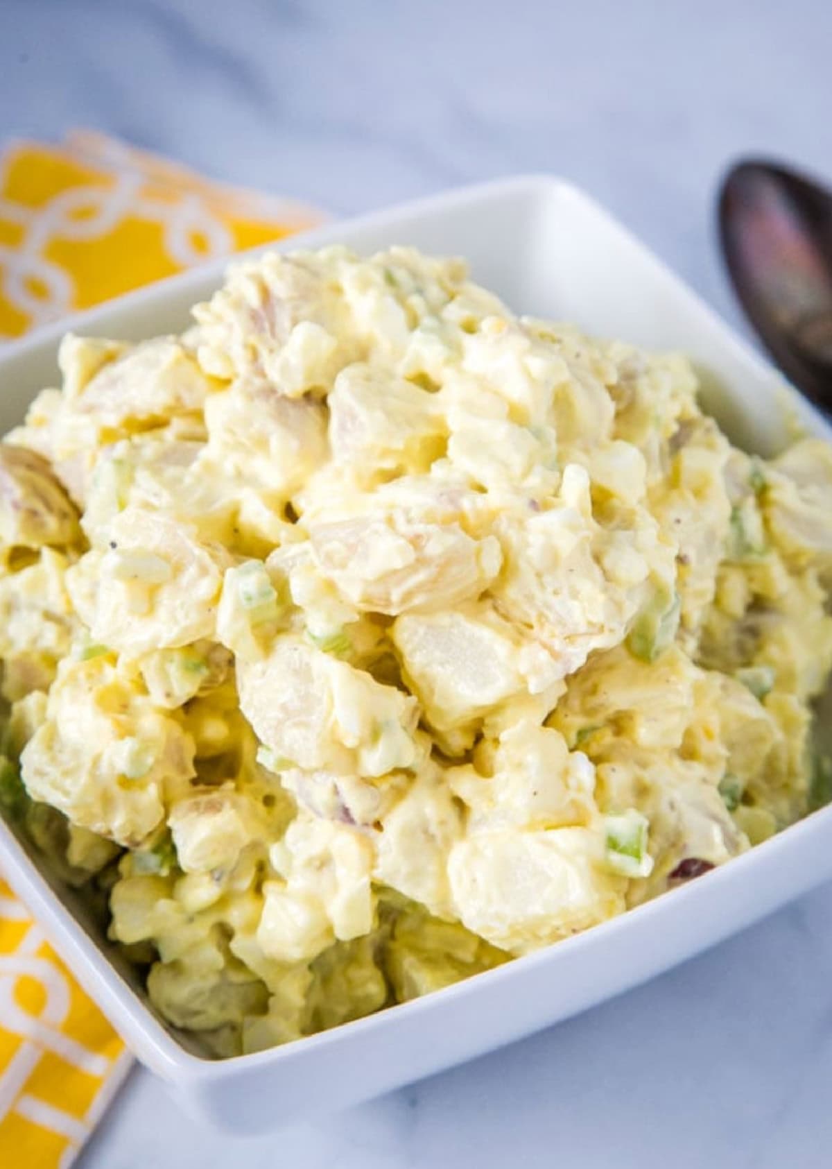 21 Favorite Potato Salad Recipes collection on RecipeGirl.com dish of classic potato salad