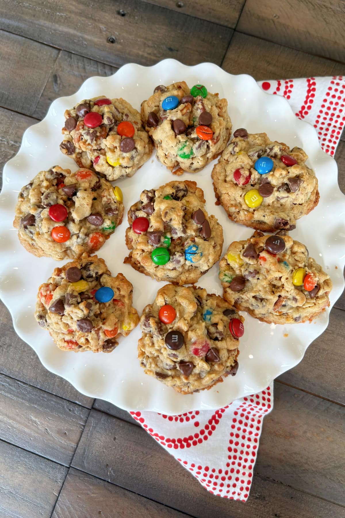 Happy Trails Cookies recipe from RecipeGirl.com platter of happy trails cookies